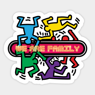 We Are Family Sticker